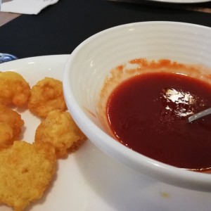 Camarones empanizados