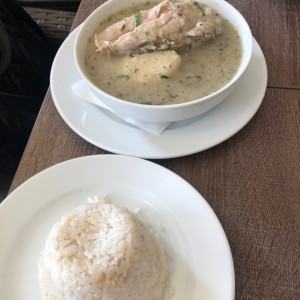 sancocho arroz blanco
