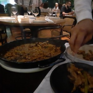risotto con hongos 