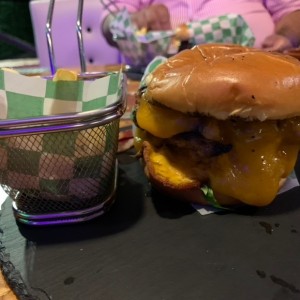 Double cheeseburger