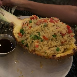 ARROZ DE CAMARONES Y AZAFRAN