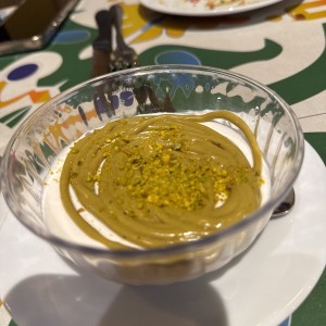 Panna Cotta de Pistacho