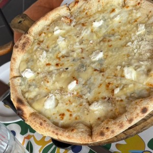 Pizzas Blancas - 5 Quesos