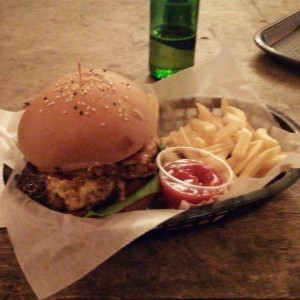 Hamburguesa la negra