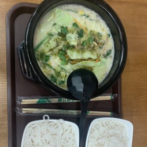 Sopa meixin de puerco