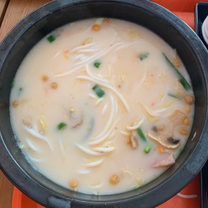 rice noodles soup
