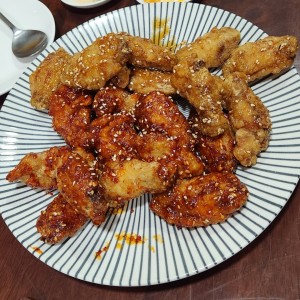 Alitas coreanas KFC