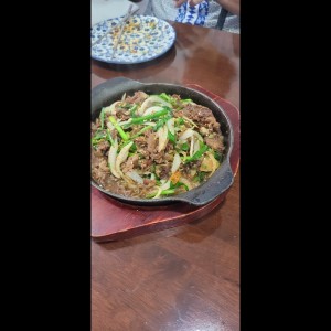 carne con vegetales muy dulces