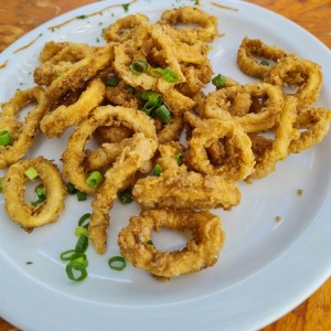 Calamares empanizados