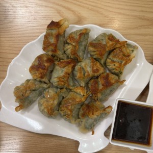 Wotip de puerco con cebollina china