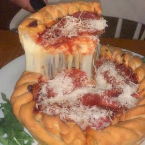 deep dish pizza