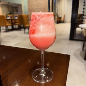 Jugo de limonada y fresa