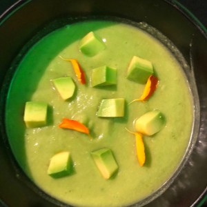 gazpacho de aguacate