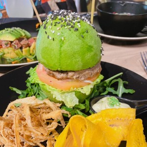 Hamburguesa de aguacate