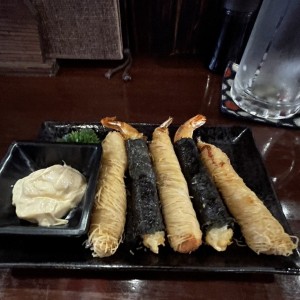 Camaron mixto tempura
