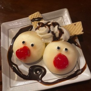 Mochi de vainilla