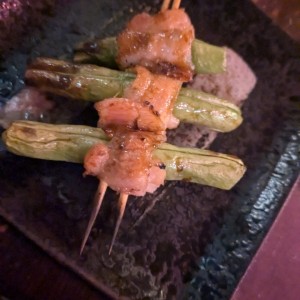 asparagus y bacon