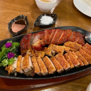 puerco geidulce y pork belly