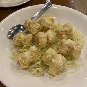 Camarones en salsa dulce
