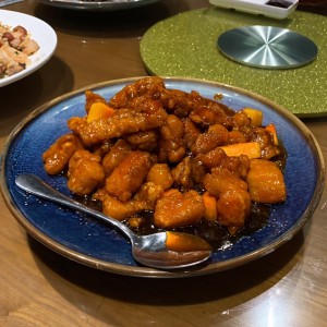 Sweet & Sour Pork. Un tradicional de la comida china, que nunca puede faltar.