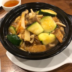 Cacerola de Tofu y Hongos