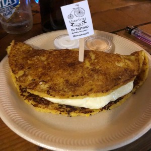 cachapa con queso