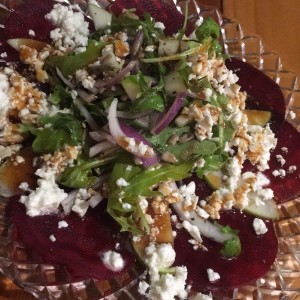 carpaccio de remolacha