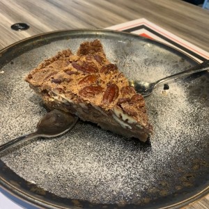 Not a pecan pie maybe pecan cake so so