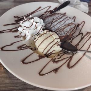 Volcán de chocolate