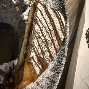 Croissant con chocolate 