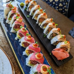 Spicy Tuna Roll y Crazy Salmon Roll