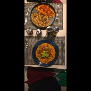 CARNES - Strogonoff de Carne y Risotto de Ossobucco