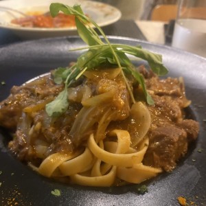 Fetuccini en Osobucco Deshuesado