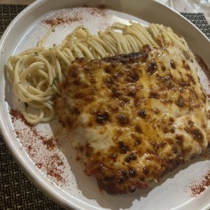 Milanesa de Pollo a la Parmesana