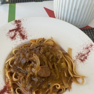 Fetuccini en Osobucco Deshuesado