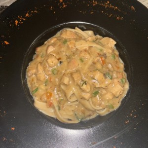 Estofado de pollo alla Cacciatora