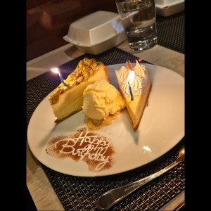 pie de pistacho y limon con helado