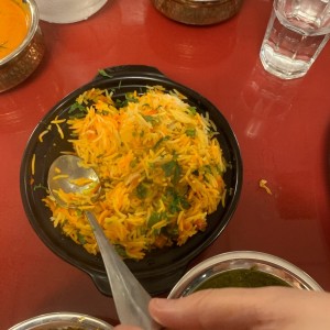 biryani de vegetales