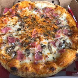 jamon y hongos