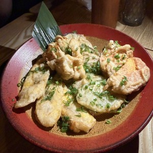 Tempura vegetales