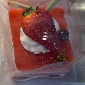 Pastel de fresa