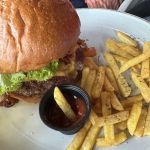 Hamburguesa con trufas