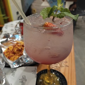 limonada de futos rojos