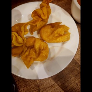 Wantanes de camarones
