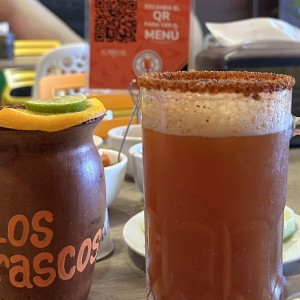 Michelada + bebida casa
