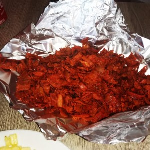 Medio kilo de carne al pastor