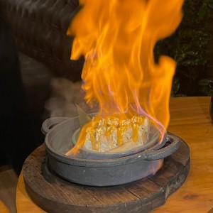 Sushi flameado