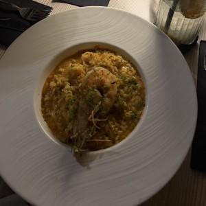 Risotto de Camarones y Calamares