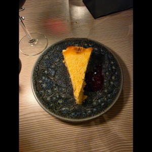 Tarta de queso vasca