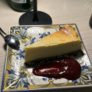 Tarta de queso vasca